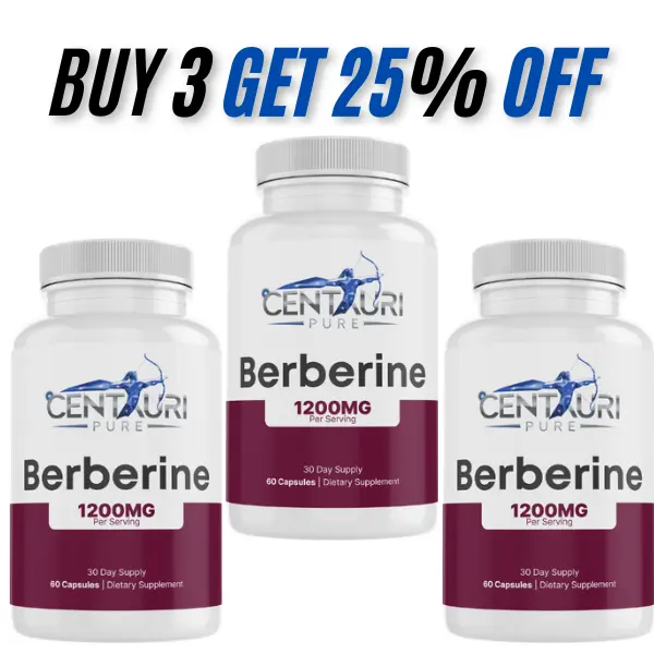 SAVE 25% - Super Pure Berberine TRIO 3600mg - 180 Capsules, A Natural Healthcare Supplement for Brain Health & Blood Sugar Dietary Support - 90 Days Supply Optimum Edible Vitamin Fitness Bathroom