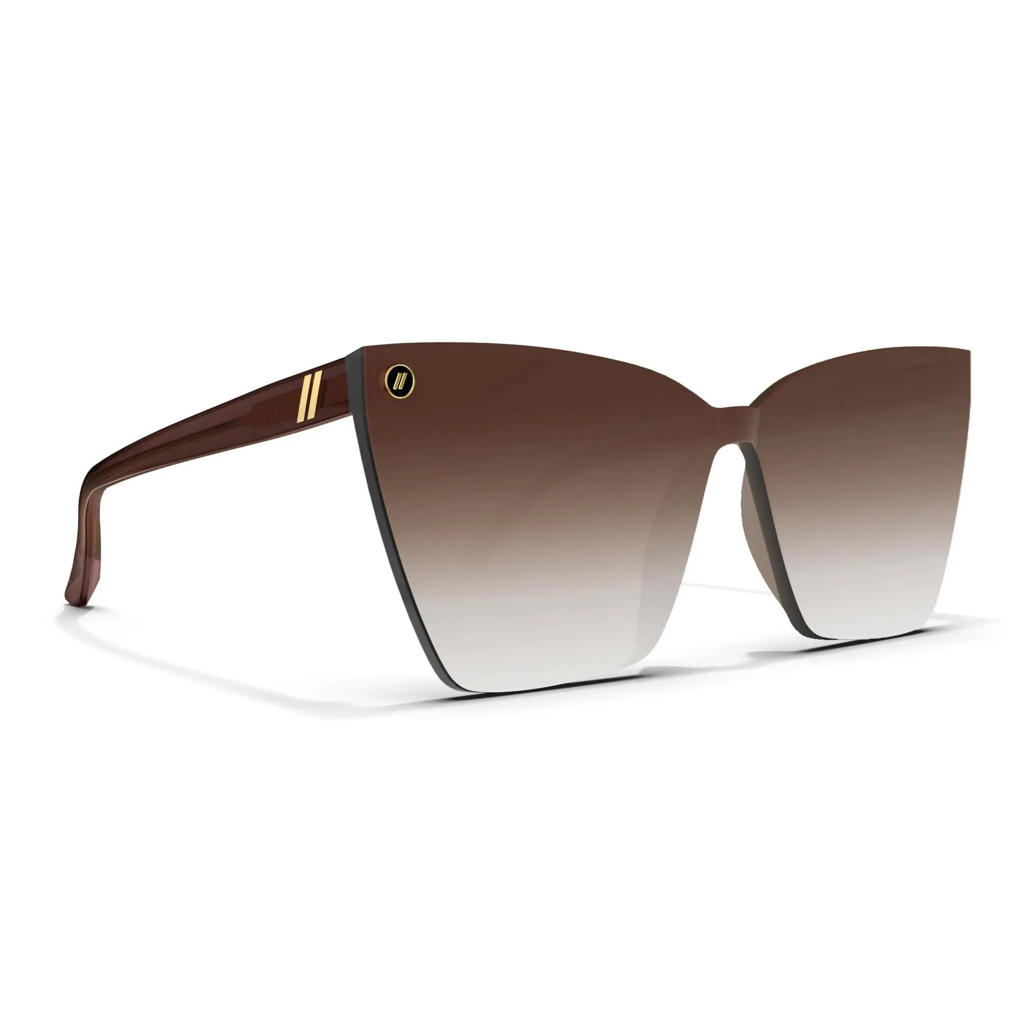 Blenders Eyewear Women's Rimini Crystal Cherry Full Rim Acetate Cat-Eye Sunglasses - Amber Tinted Gradient Lenses, Microfiber Pouch, Casual Stylish Frames, High Quality Outdoor Street Style Shades, Acetate Sunglasses, Full Rim Sunglasses