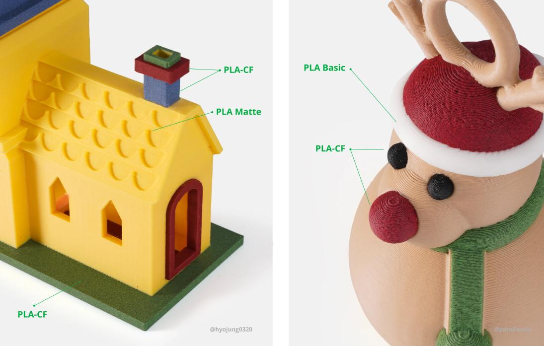 Bambu PLA-CF, 3D Printing Filaments and Materials