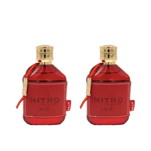 Dumont Nitro Red Eau De Parfum for Men 3.4 oz (2 Pack) | Long Lasting Woody Fruity Fragrance | Masculine Amber & Musk Scent for Daily Wear or Special Occasions