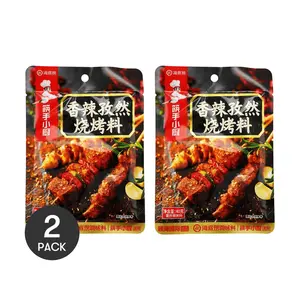 2 Pack HAIDILAO Spicy Cumin BBQ Meat Seasoning - Mildly Spicy, 40g/Pack