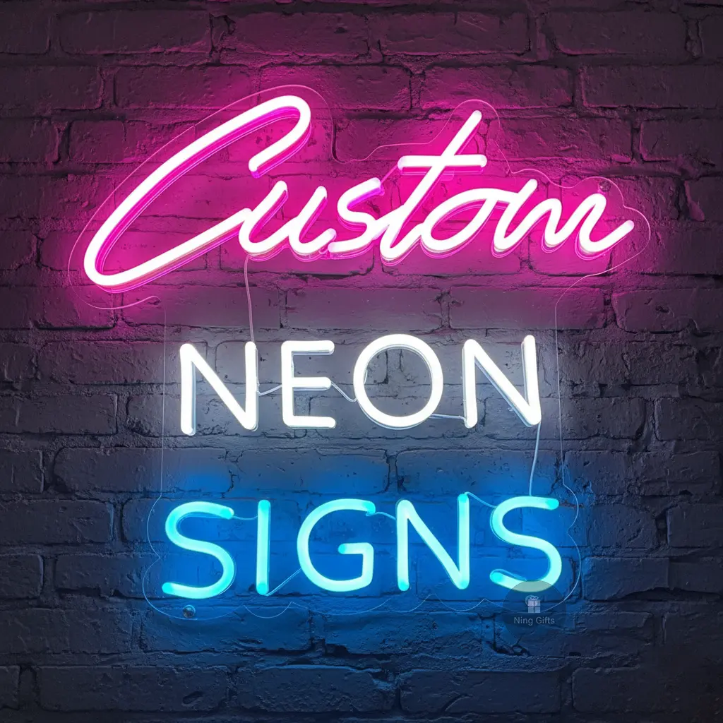 Trend Custom Silicone LED Light - Personalized Neon Sign for Business Logo, Party & Casual Use, Beauty Salon/Gym Wall Decor Art, Professional Studio Plaques & Signs