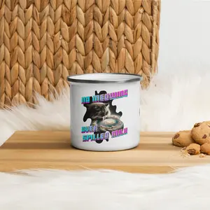 CosmiCats: Spilled Milky Way Enamel Mug