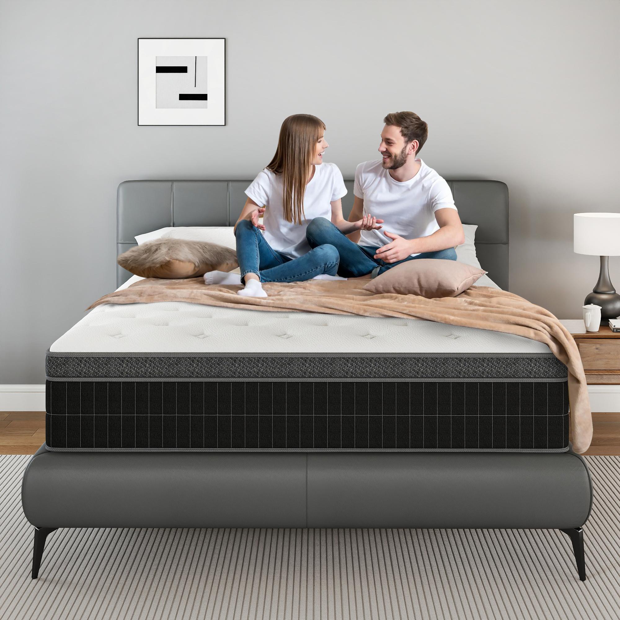 Medium Firm Hybrid Mattress in a Box Cooling Memory Foam Motion Isolation Edge Support Upgrade Your Sleep (Twin/Full/Queen/King) Medium Firm Hybrid Mattress in a Box Cooling Memory Foam Motion Isolation Edge Support Upgrade Your Sleep (Twin/Full/Queen/King)