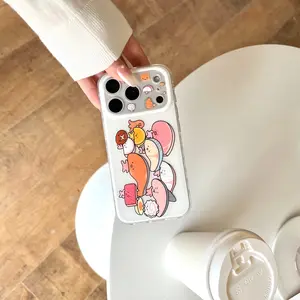 Slice Girl Sushi Phone Case for iPhone 17 Pro Max, 16 Pro Max, 15 Pro Max, 14 Pro, 13 Pro, Fashionable Women's Phone Case, Simple and Unique Design