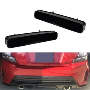 2PCS OE-Spec Smoke Lens Rear Bumper Reflector For Toyota Prius V, Scion tC 2012 2013 2014 2015 2016 2017 Replace OEM 8191047010 8192047010 81920-47010 81910-47010 TO1184106 TO1185106