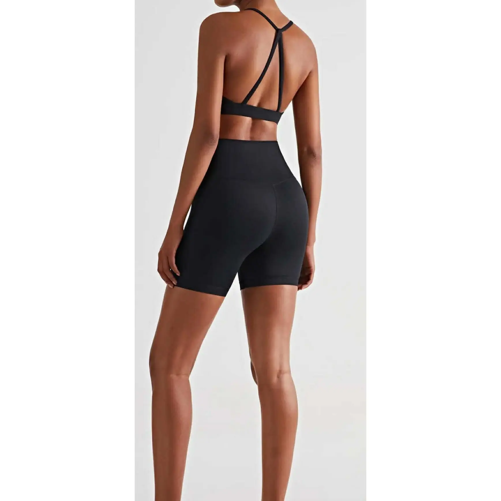 Luna High Waist Mid-Thigh Biker Short