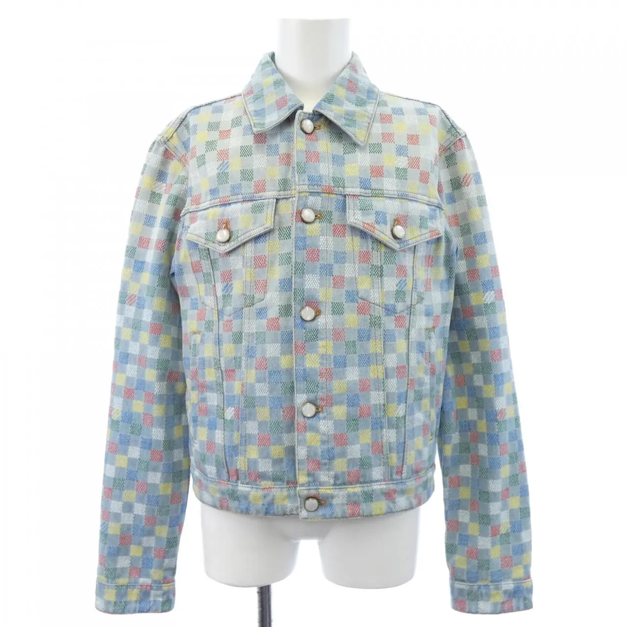 Pre-owned Louis Vuitton Denim Small Leather Goods Jacket