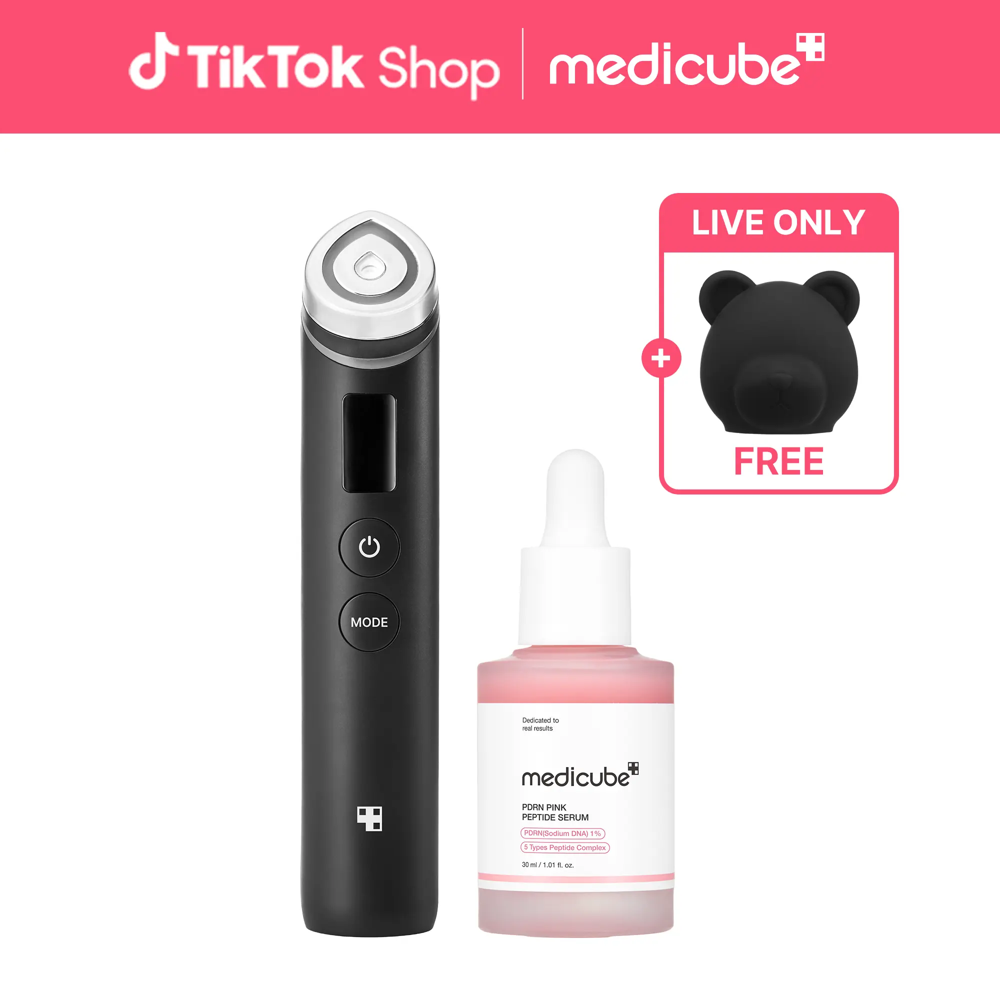 medicube ブースターPRO スキンケアデバイス ブラック Amazon.com: medicube Booster Pro | 6-in-1 Real Glass Glow Beauty