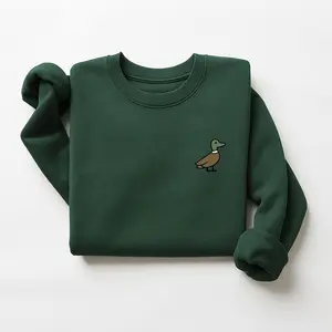 Hunting Season Mallard Duck Minimalist Sweatshirt Gift cotton Unisex Pullover