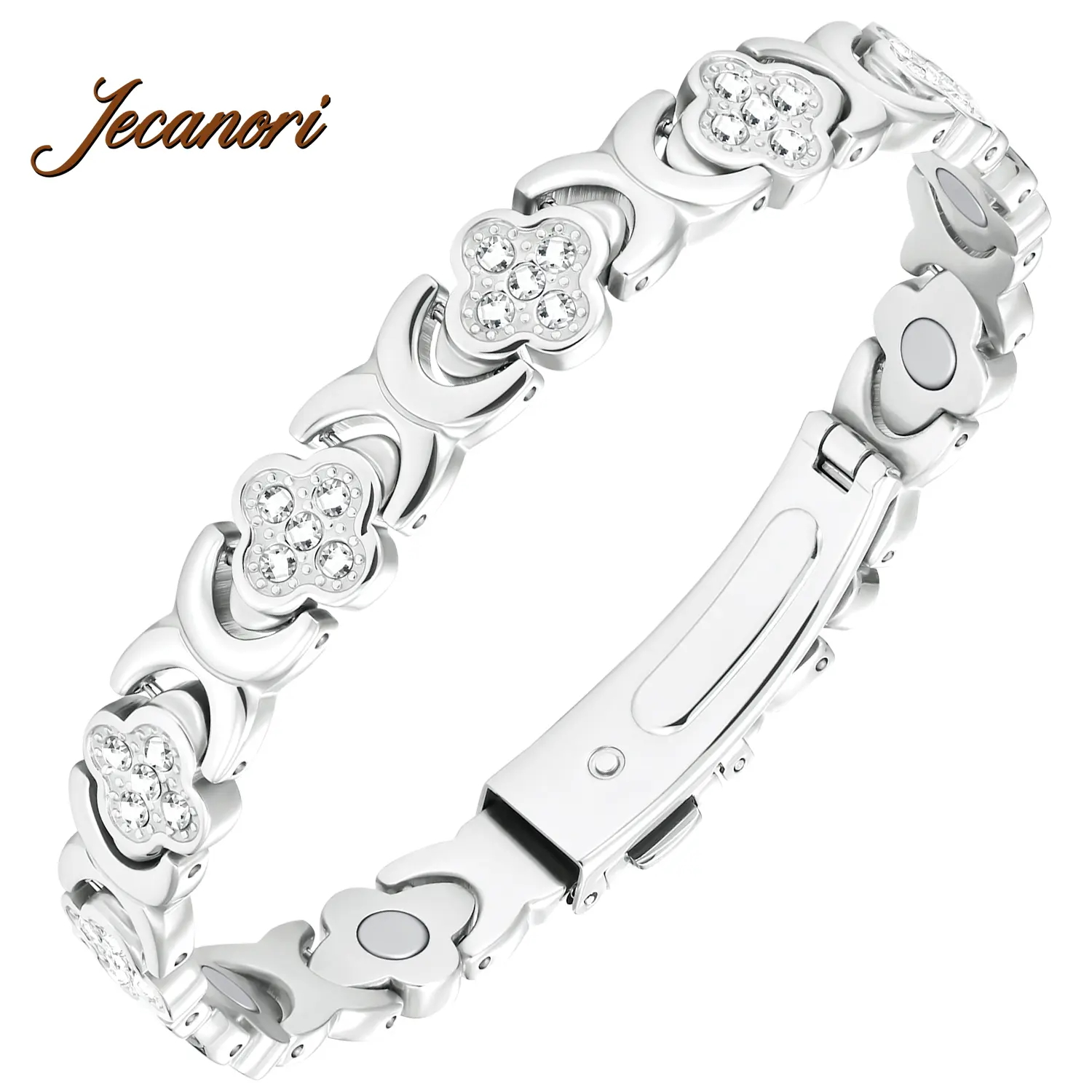Jecanori Women's Pure Copper Magnetic Bangle - Elegant Minimalist Fashion Accessory with 3500 Gauss Magnets for Energy Healing, Elegant Minimalist Bangle, Energy Healing Bracelet, Minimalist Cuff Bangle, Female