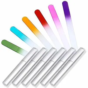6 Pcs Double-Sided Crystal Glass Nail File Set-Manicure & Pedicure Finger Tools