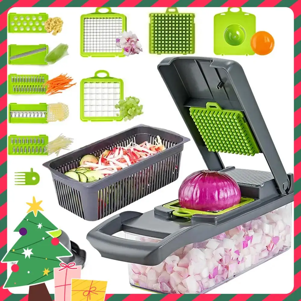 Plastic Multipurpose Chopper, Fruits & Vegetable Cutter, Grater Peeler Chipser for Kitchen, Durable Dicer Chopper for Summer, Candy Kitchen Accessorie