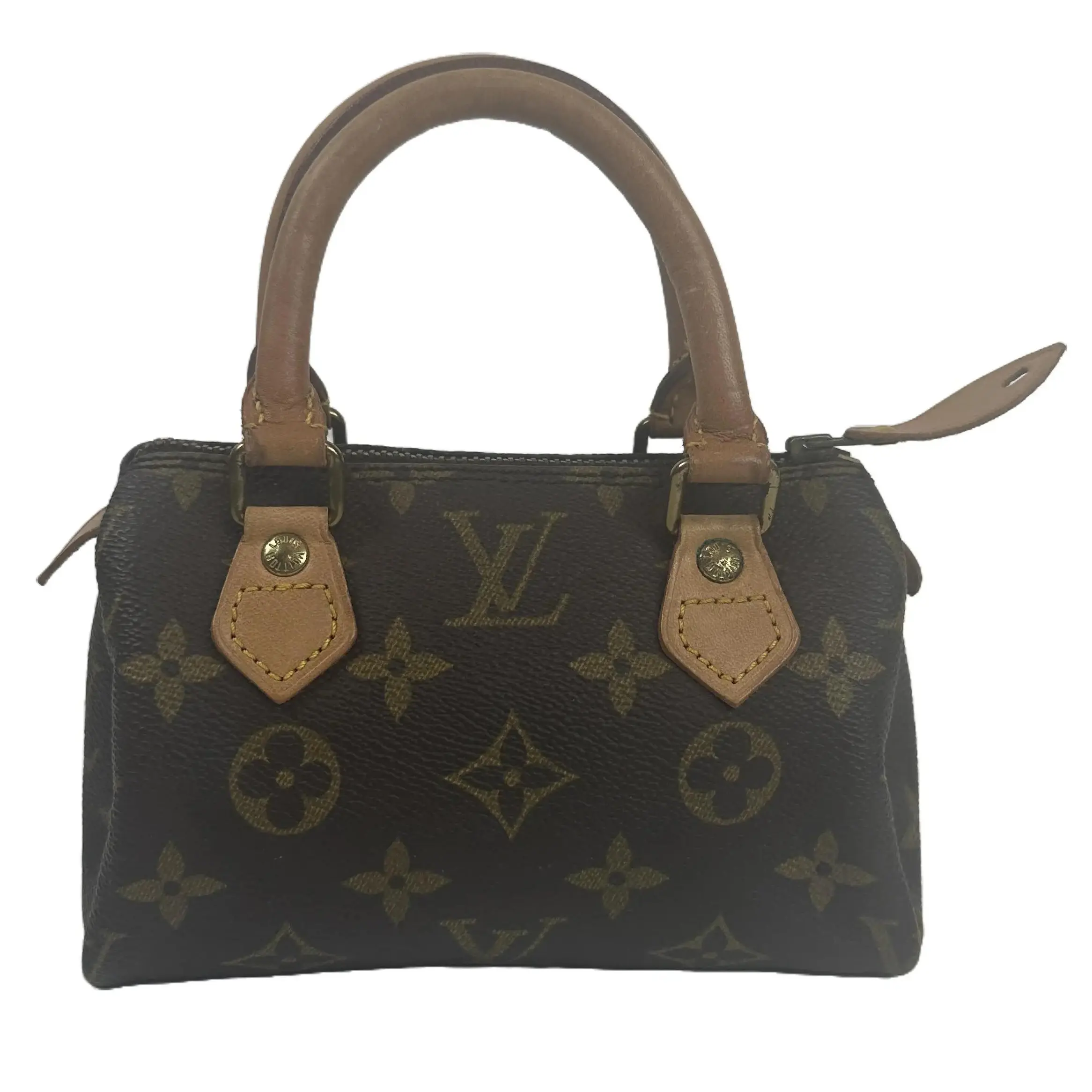 Pre-owned Louis Vuitton Canvas Mini Bags Vintage Mini Speedy HL Monogram 240