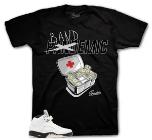 Shirts To Match Jd 5 Reverse Metallic Sneaker Tees - Bandemic Shirt