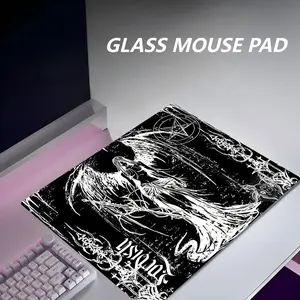 Control Type Glass Mouse Pad Made For Gaming Professional Fps Gaming Smooth Feel, High-Quality Precision Control Surface, Ideal for Gamers & PC Users