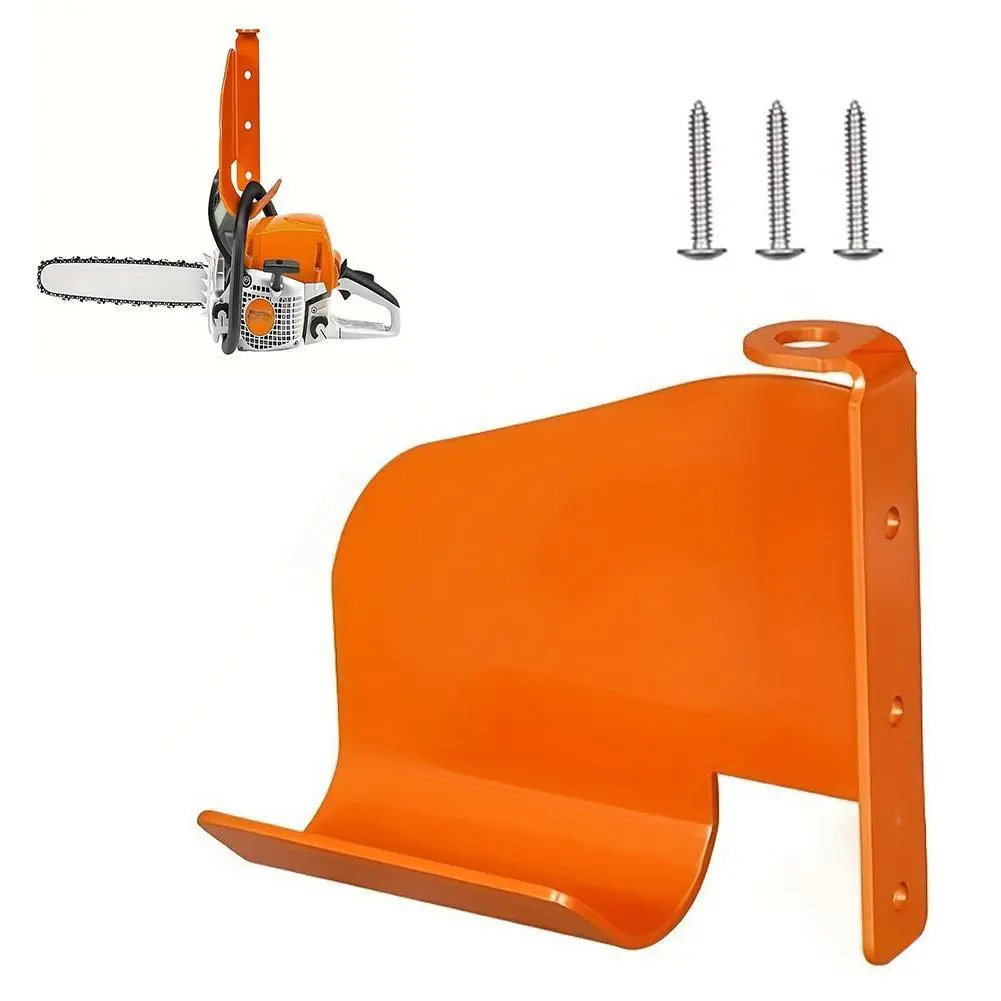 Chainsaw Hanger, 1/2 Pack Chainsaw Wall Mount, Heavy Duty Chainsaw Holder, Garage Organization Garage Storage Shed Organizer Mounted Chainsaw Rack