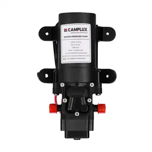 【Fits all models】CAMPLUX 12V DC Water Pump, 1.2 GPM Pressure Diaphragm Pump for RV Marine Boat | Only Pump,summervibes
