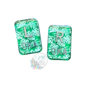 Monsteras Leaves X-Ray Markers – Personalized Radiology Markers – Handmade X-Ray Tech Gift - Acrylic Xray Marker Set