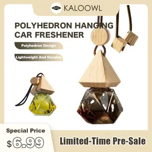 Polyhedron Hanging Car Ornament, Geometric Design Decoration, Stylish Rearview Mirror Accessory, Modern Interior Hanging Decor