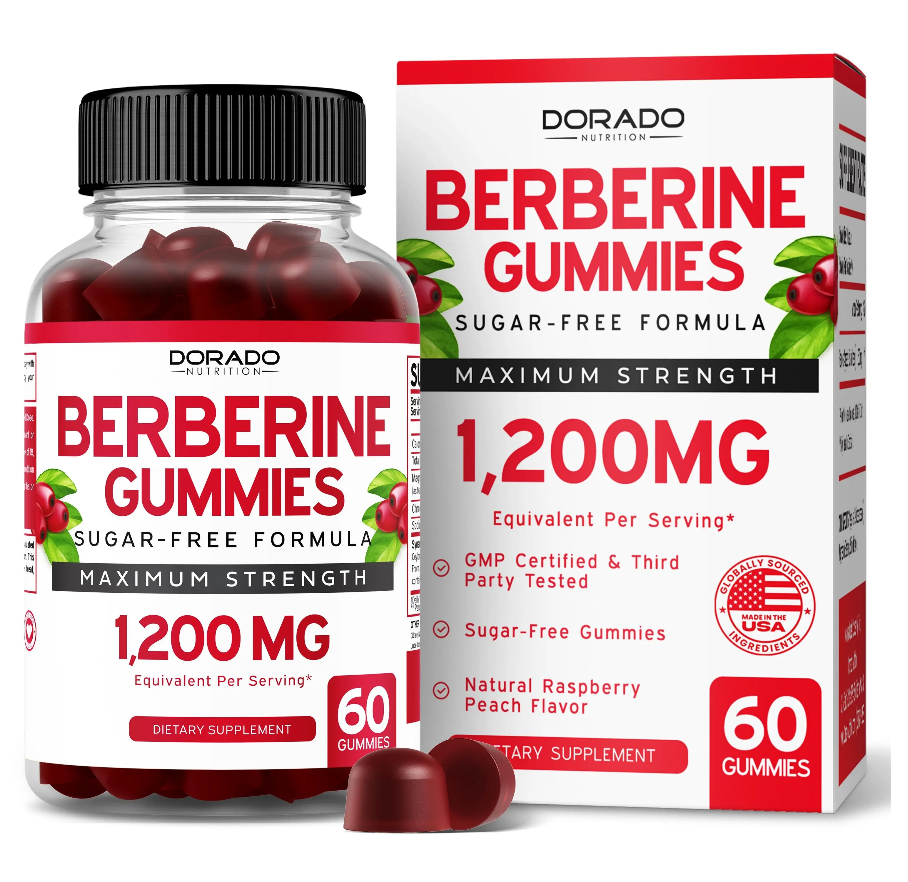 Berberine Gummies with Ceylon Cinnamon (1,200mg) 60 gummies - Healthcare Supplement Berberine Gummies with Ceylon Cinnamon (1,200mg) 60 gummies - Healthcare Supplement