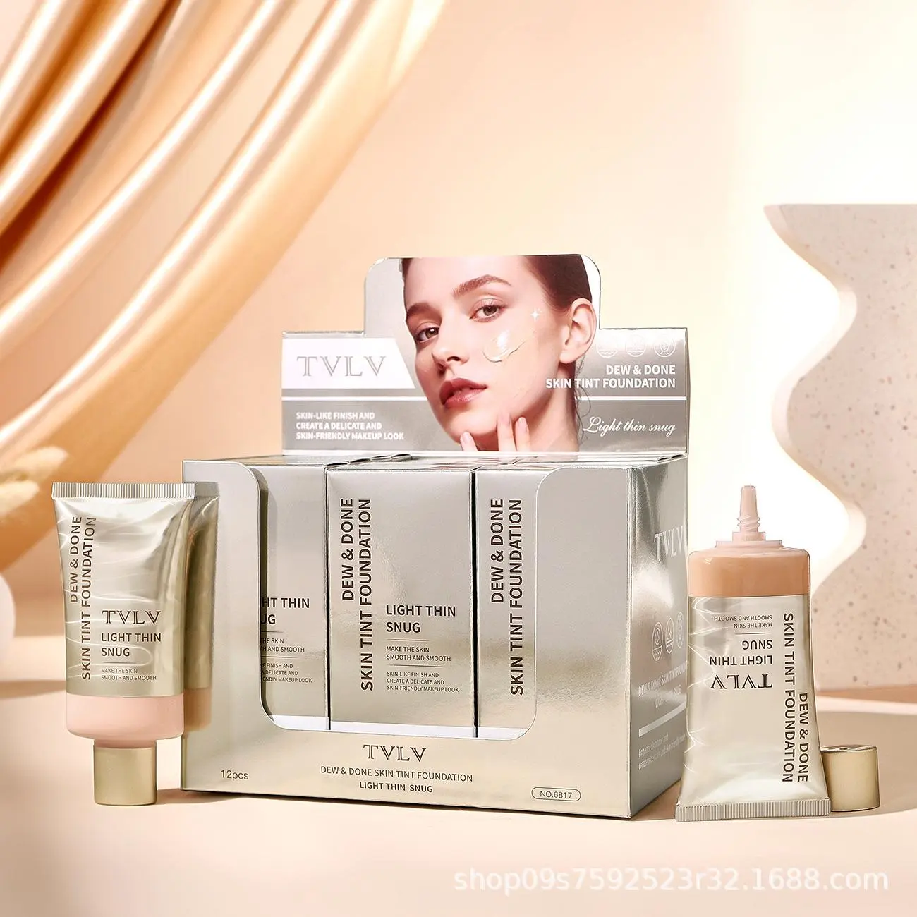 Moisturizing and Clear Foundation BB Cream, Waterproof, Oil-Control, Long-Lasting, Concealing Foundation Cream Makeup Cosmetic Hydrating