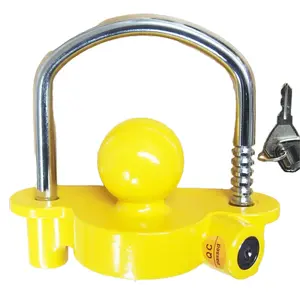 Lot of (6) keyed Alike Universal Tow Trailer Coupler Lock fits 1-7/8" 2" 2-5/16"