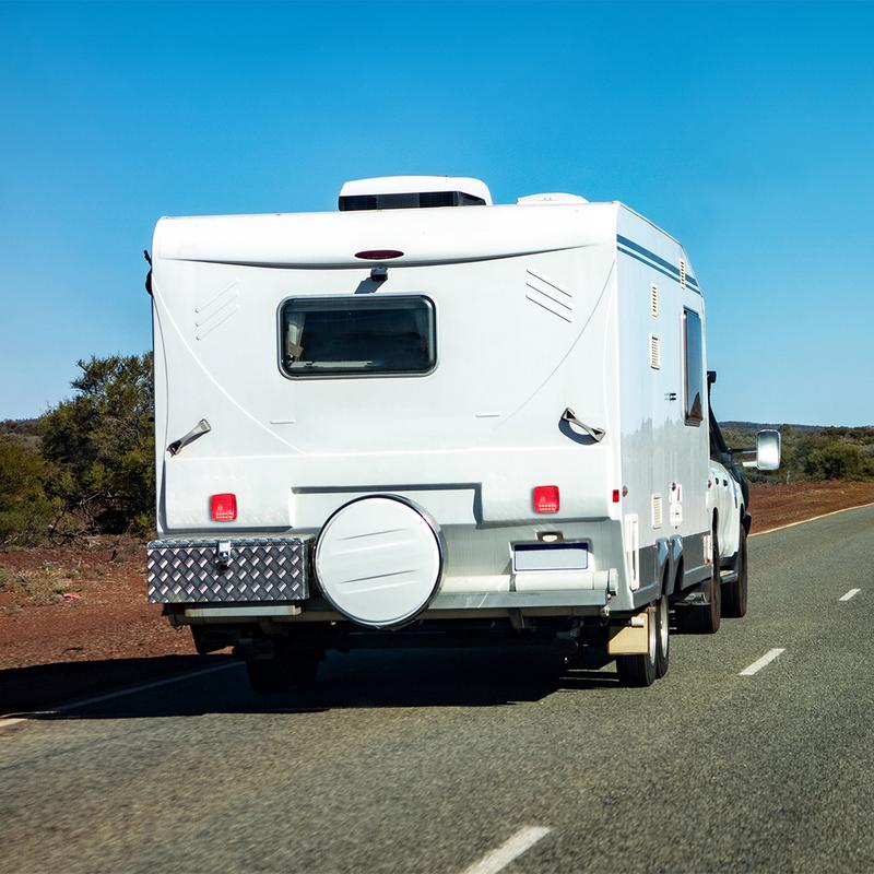 Wireless Magnetic LED Trailer Light, Ip67 Waterproof Rechargeable Wireless Trailer Tow Lights Kit with 7 Pin Plug, Tail Stop Turn Signal License Plate Lights for 12V RV Pickup Trucks Marine Boats