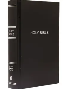 NKJV, Pew Bible, Large Print, Hardcover, Black, Red Letter, Comfort Print: Holy Bible, New King James