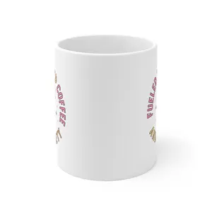 Fueled By Iced Coffee and Anxiety Mug 11oz