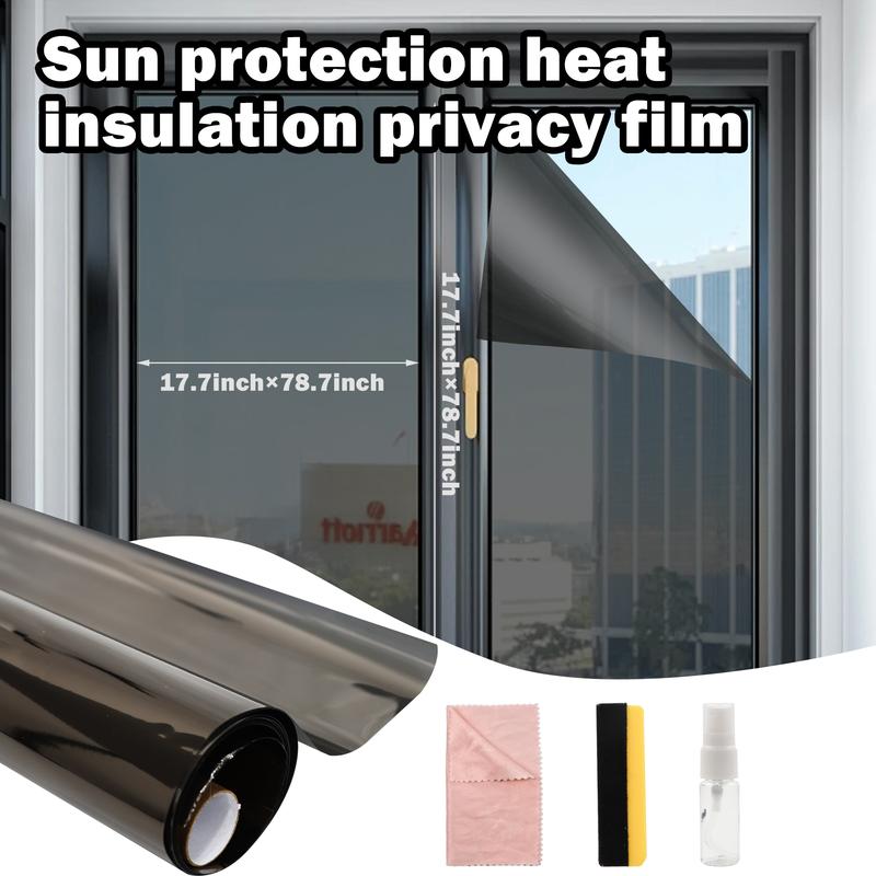 Window Privacy Film, Sun Blocking UV Heat Blocker, Window Tint for Home ...