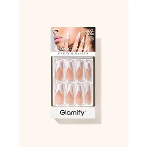 Nail Tip: ICONIC FRENCH COFFIN X-LONG (3 PCS)