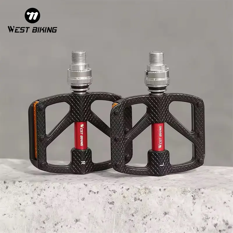 WEST BIKING Bicycle Pedal. Road Electric Bicycle Pedals, Mtb Bike Pedals ,High-strength Non-slip Bicycle Pedals,  Bike Accessories