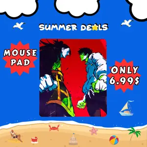 Jujutsu Kaisen Yuta & Kenjaku Anime Mouse Pad – Gaming Desk Mat | Non-Slip Office & Gaming Mousepad | Summer Deal $6.99