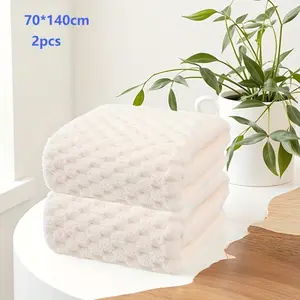 Cloud-Patterned Super Absorbent Bath Towel, Soft Quick-Drying Beach Towel for Daily Use, Suitable for Spas Gyms Travel Home Bathroom