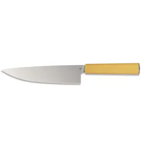 Butterfork Purest 8” Chef's Knife, AR-RPM9 Stainless Steel, Replaceable ABS Handle, Pale Yellow