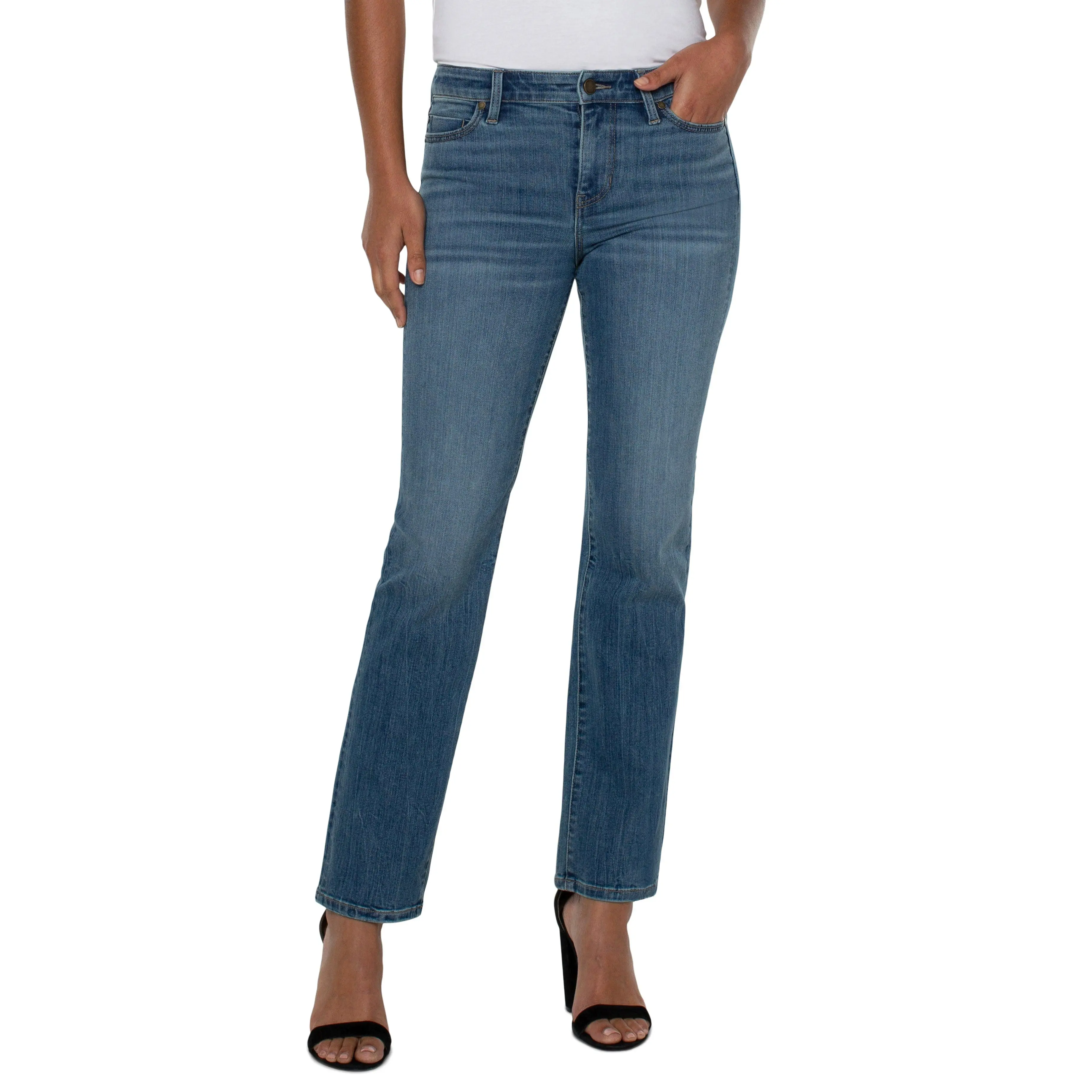 Liverpool Kennedy Straight Leg Jean 30in Inseam In Bennett