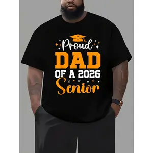 Celebration T Shirt For Proud Fathers Of Senior Students Featuring Humorous Graduation Cap And Diploma Design Crafted From Comfortable Heavyweight Fabric Ideal For Graduation Parties And Gift Giving