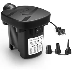 110-120V Fast Electric Air Pump for Inflatables, Inflator Deflator with 3 Nozzles for Air Mattress, Pool Floats, Raft, Air Bed