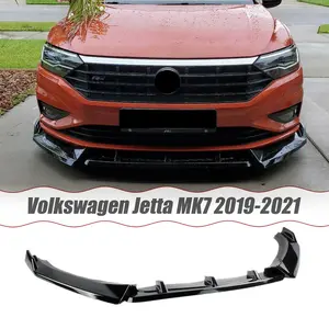 MUTUSAISI Front Lip Splitter Spoiler for Volkswagen VW Jetta MK7 2019 2020 2021 S/SE/SEL/Trendline/R-Line Accessories