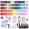 Beetles Gel Nail Polish Manicure Starter Kit【Top Base Gel&Diamond Decorations&Stickers&Manicure Tools】DIY Nails Art Gift for girl Gift for woman gel x nails salon nails at home Curtics mothersdaygift Spring Nail Summer Nail Vacation Nail #backtoschool