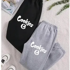 Trendy COOKIES Heavy Blend Unisex Sweatpants - Vintage Sport Graphic Design for Casual Wear - Machine Washable Cotton Blend Classic Fit - Trendy Top Sweatpants, Unisex Cotton Graphic Casual Sweatpants, Cotton Graphic Casual Sweatpants, Gift For Fan