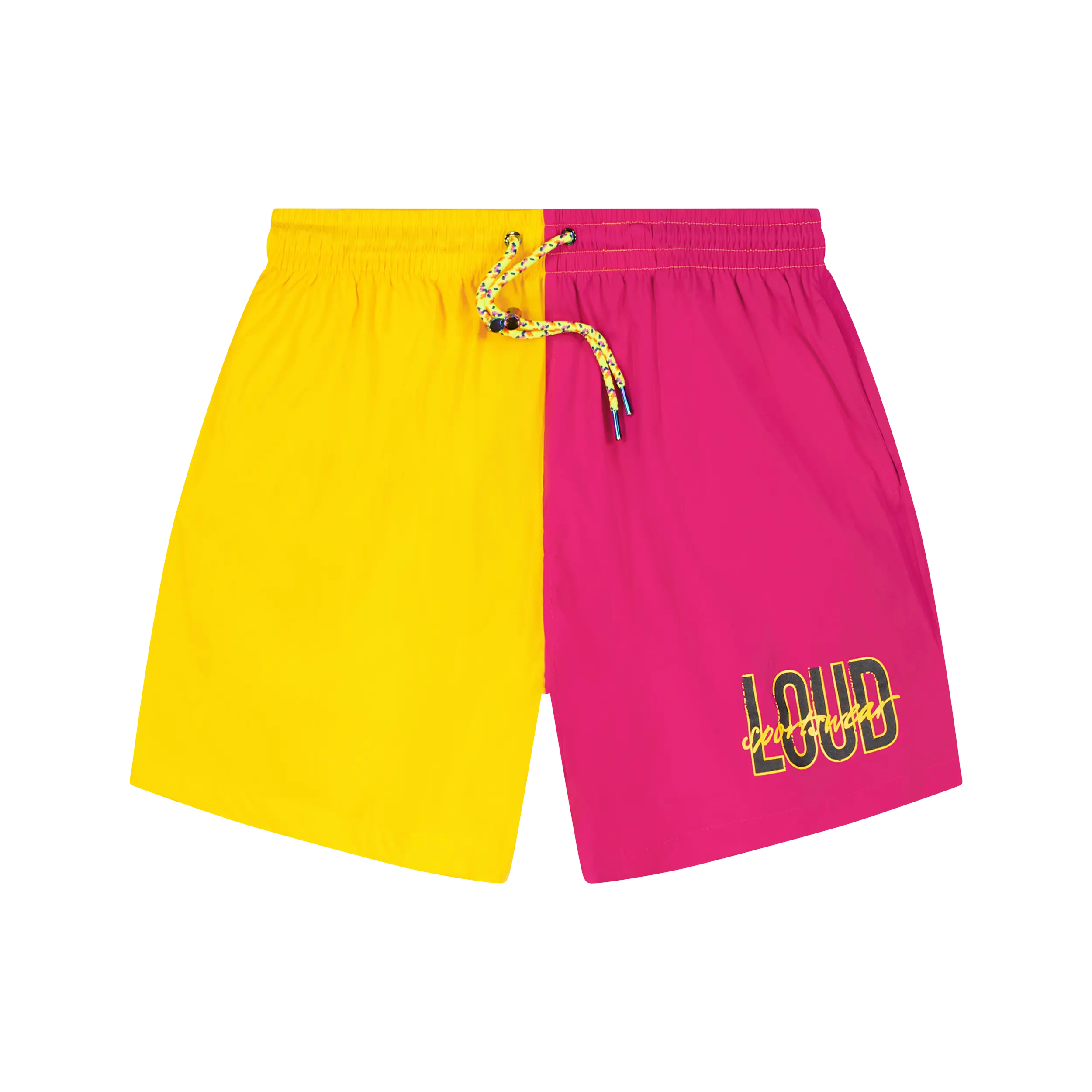 RL Loud Orange/Pink Split Shorts