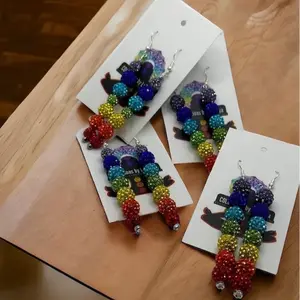 Nickel-Free 7 Chakras Inspired Earrings with Colorful Beads