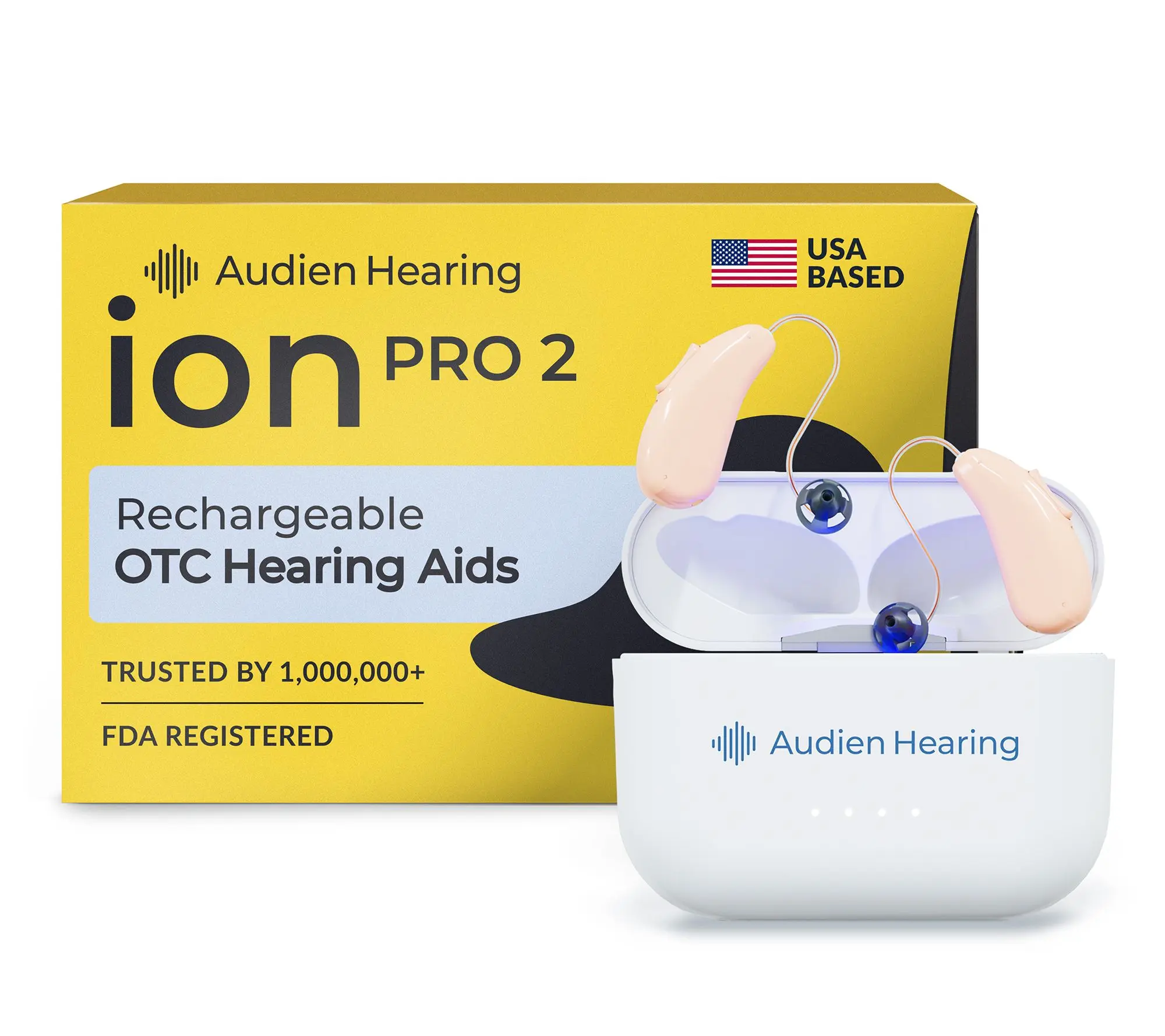 Audien Ion Pro 2 Behind the Ear Hearing Aids & Protection Plan Audien Ion Pro 2 Behind the Ear Hearing Aids & Protection Plan
