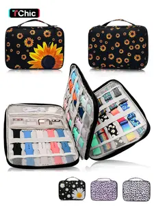 Portable Watch Organizer, Travel Storage Bag for iWatch Bands & Accessories, Storage Compartment, Zipper Watch Storage Bag, Travel Organizer for Men & Women, Travel Organization Pouch, Durable Pouch