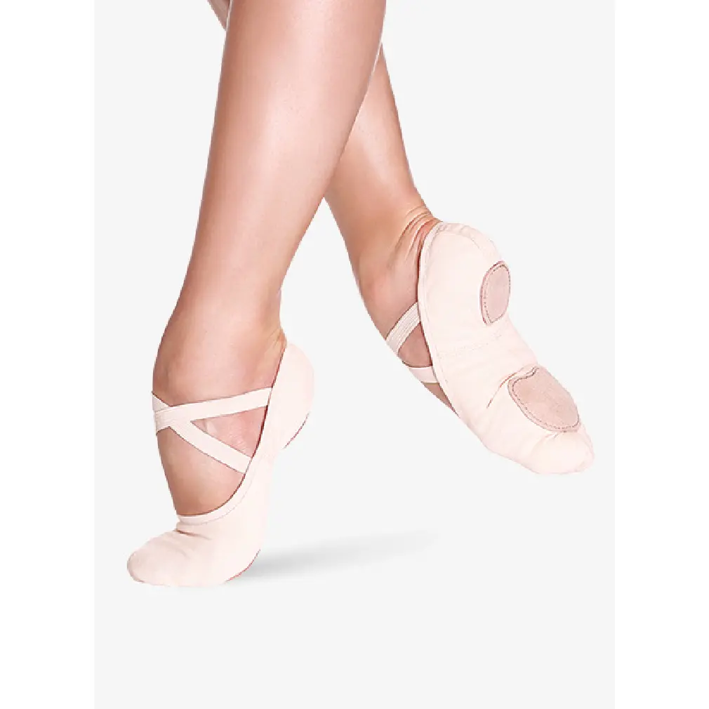 NEW Dance Ballet Shoes SoDanca SD16L Adult Sizes Stretch Canvas Pink