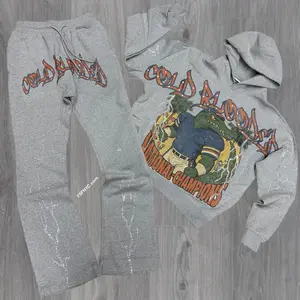 Roku - Stacked Sweat Suit - Grey - 1792