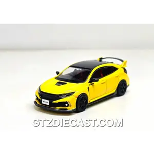 Inno64 1:64 HONDA CIVIC TYPE-R (FK8) Yellow IN64-FK8-YL