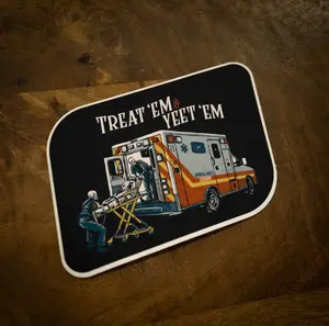Treat 'Em & Yeet 'Em - Sticker